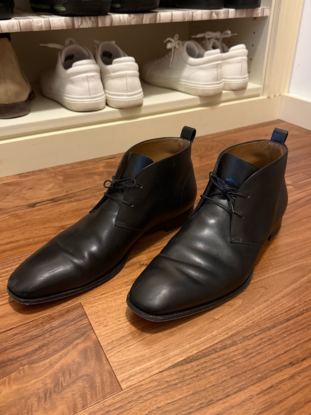 CHRISTIAN LOUBOUTIN Milan Flat Calf Dress Shoes